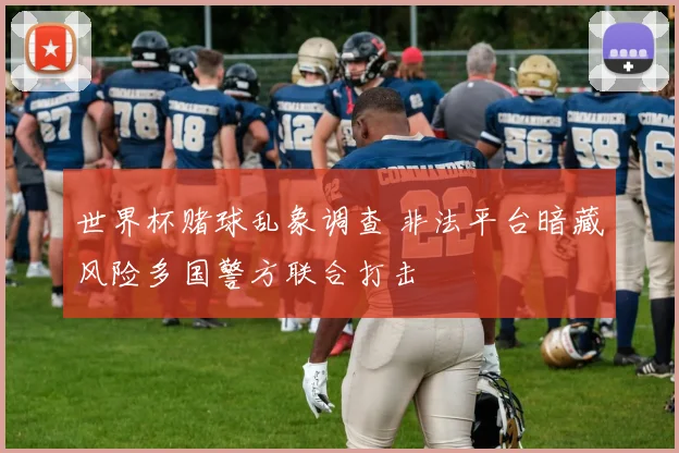世界杯赌球乱象调查 非法平台暗藏风险多国警方联合打击